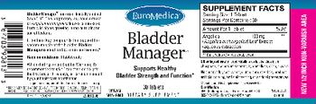EuroMedica Bladder Manager - supplement