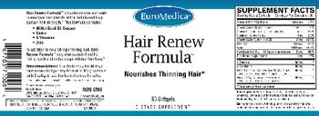 EuroMedica Hair Renew Formula - supplement