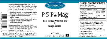 EuroMedica P-5-P & Mag - supplement