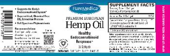 EuroMedica Premium European Hemp Oil - supplement