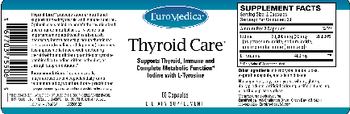 EuroMedica Thyroid Care - supplement