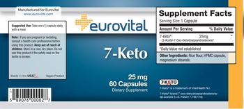 Eurovital 7-Keto 25 mg - supplement