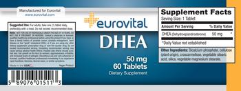 Eurovital DHEA 50 mg - supplement