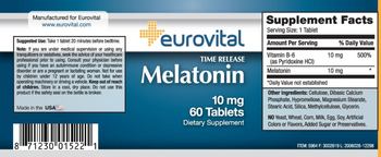 Eurovital Melatonin - supplement