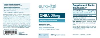 Eurovital Nutraceuticals DHEA 25 mg - supplement