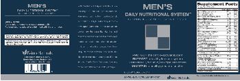 EvinceNaturals Men's Daily Nutritional System - supplement