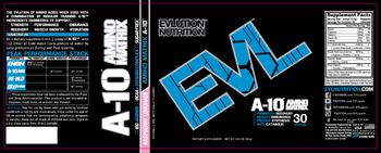 Evlution Nutrition A-10 Amino Matrix Raspberry Lemonade - supplement