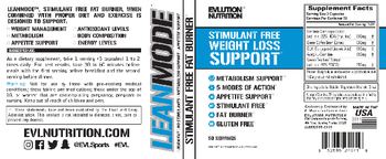 Evlution Nutrition LeanMode - supplement