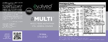Evolved Natural Solutions eMulti - a low allergenicity supplement