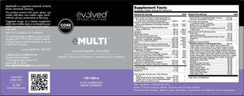 Evolved Natural Solutions EMulti - a low allergenicity supplement