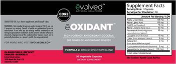 Evolved Natural Solutions eOxidant Formula 2: Broad-Spectrum Blend - supplement