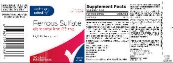 Exchange Select Ferrous Sulfate 65 mg - iron supplement