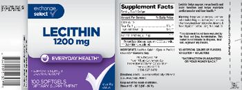 Exchange Select Lecithin 1200 mg - supplement