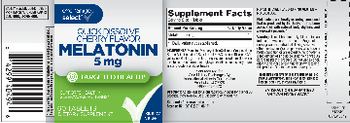 Exchange Select Melatonin 5 mg Cherry Flavored - supplement