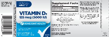 Exchange Select Vitamin D3 125 mcg (5000 IU) - supplement