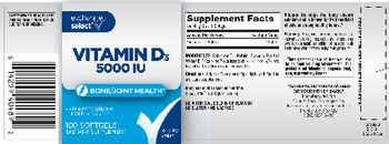Exchange Select Vitamin D3 5000 IU - supplement