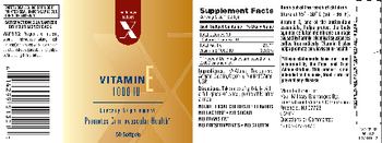 Exchange Select X Vitamin E 1000 IU - supplement