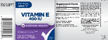 Exchange Select Vitamin E 400 IU - supplement