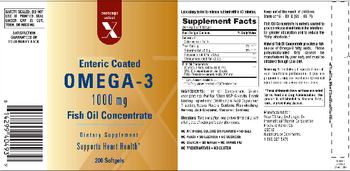 Exchange Select X Enteric Coated Omega-3 1000 mg Fish Oil Concentrate - supplement