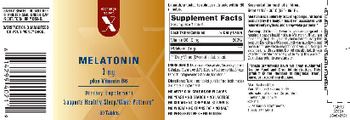 Exchange Select X Melatonin 3 mg Plus Vitamin B6 - supplement