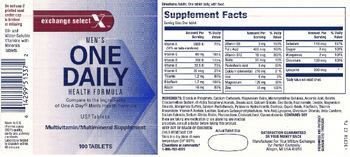 Exchange Select X Men's One Daily - multivitamin multimineral supplement