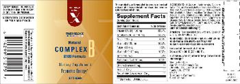 Exchange Select X Natural Complex B B100 Formula - supplement