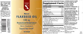 Exchange Select X Natural Flaxseed Oil 1300 mg - 
