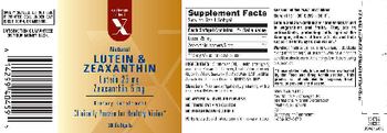 Exchange Select X Natural Lutein & Zeaxanthin - supplement