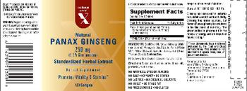 Exchange Select X Natural Panax Ginseng 250 mg - herbal supplement