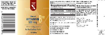 Exchange Select X Natural Vitamin B12 500 mcg - supplement