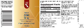 Exchange Select X Natural Zinc 50 mg - supplement
