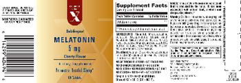 Exchange Select X Sublingual Melatonin 5 mg Cherry Flavor - supplement