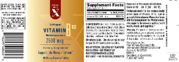 Exchange Select X Sublingual Vitamin B12 Methylcobalamin 2500 mcg - supplement