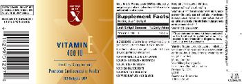 Exchange Select X Vitamin E 400 IU - supplement