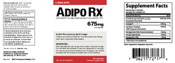 Excitement Dietetics Adipo Rx 675 mg - supplement