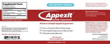 Excitement Dietetics Appexit Appetite Suppressant - supplement