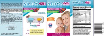 Exeltis USA Select-OB+DHA Select-OB Berry Flavored Caplet - prenatal supplement with dha