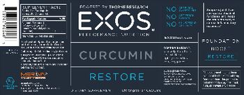 EXOS Curcumin - supplement