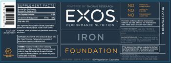 EXOS Iron - supplement