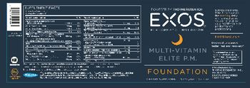 EXOS Performance Nutrition Multi-Vitamin Elite P.M. - supplement