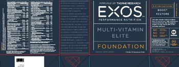 EXOS Multi-Vitamin Elite PM - supplement