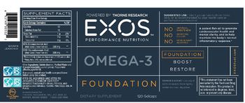 EXOS Omega-3 - supplement