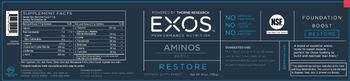 EXOS Performance Nutrition Aminos Berry - supplement