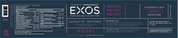 EXOS Performance Nutrition Catalyte Isotonic Lemon Lime - supplement