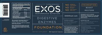 EXOS Performance Nutrition Digestive Enzymes - supplement