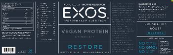 EXOS Vegan Protein Chocolate - supplement