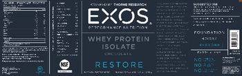 EXOS Whey Protein Isolate Chocolate - supplement