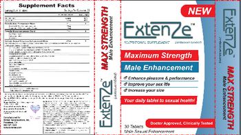 ExtenZe Extenze - nutritional supplement