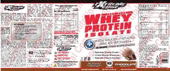 Extreme Edge 100% Pure Whey Protein Isolate Chocolate Flavor - supplement