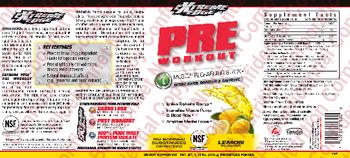 Extreme Edge Pre Workout Lemon Flavor - supplement